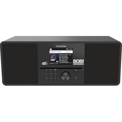 TELESTAR BOBs Rock Radio 2.0 – DAB+/Internetradio mit CD-Player – Schwarz RADIO BOB! Sender vorinstalliert, Stereo, 2 × 15 W, Streamingdienste, Bluetooth Audio-Streaming & Sendefunktion, USB TELESTAR BOBs Rock Radio 2.0 – DAB+/Internetradio mit CD-Player – Schwarz RADIO BOB! Sender vorinstalliert, Stereo, 2 × 15 W, Streamingdienste, Bluetooth Audio-Streaming & Sendefunktion, USB