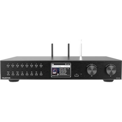 TELESTAR TOP 500 – HiFi-Tuner mit 43 cm Breite – Schwarz TELESTAR TOP 500 – HiFi-Tuner mit 43 cm Breite – Schwarz