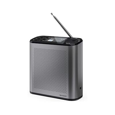 Sharp DR-P530(GY) Osaka Tragbares Digitalradio – DAB+/FM, Bluetooth 5.3, BestTune, 120 Senderspeicher, USB-C-Ladung, 15 Stunden Akkulaufzeit, 2,4" Farbdisplay – Sturm Grau DAB+/FM, Bluetooth 5.3, BestTune, 120 Senderspeicher, USB-C-Ladung Sharp DR-P530(GY) Osaka Tragbares Digitalradio – DAB+/FM, Bluetooth 5.3, BestTune, 120 Senderspeicher, USB-C-Ladung, 15 Stunden Akkulaufzeit, 2,4" Farbdisplay – Sturm Grau DAB+/FM, Bluetooth 5.3, BestTune, 120 Senderspeicher, USB-C-Ladung