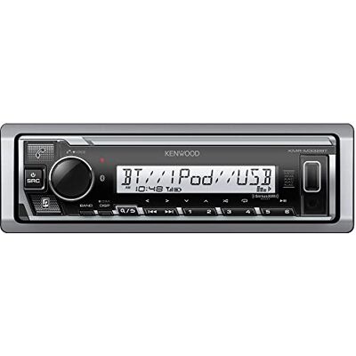 Kenwood KMR-M332BT Auto- und Marine-Stereo, Einzel-Din, Bluetooth-Audio, USB-MP3, AUX-In, AM-FM-Radio SiriusXM, wetterfest, mehrfarbige Beleuchtung Kenwood KMR-M332BT Auto- und Marine-Stereo, Einzel-Din, Bluetooth-Audio, USB-MP3, AUX-In, AM-FM-Radio SiriusXM, wetterfest, mehrfarbige Beleuchtung