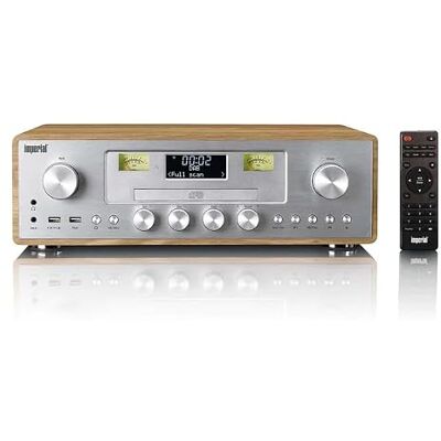 Lenco Imperial DABMAN 280CDWDSI DAB Plus FM Radio Internetradio CD MP3 Player Bluetooth V5.4 Zwei USB Anschlüsse 2 x 15 Watt Lautsprecher Weckfunktion Holzoptik Lenco Imperial DABMAN 280CDWDSI DAB Plus FM Radio Internetradio CD MP3 Player Bluetooth V5.4 Zwei USB Anschlüsse 2 x 15 Watt Lautsprecher Weckfunktion Holzoptik