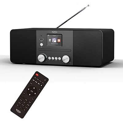 Xoro HMT 620 All-in-One Stereo Internetradio mit CD-Player, DAB+/FM Radio, WLAN, Bluetooth, Spotify Connect, MP3 USB Player, Netzwerkstreaming, App Steuerung Xoro HMT 620 All-in-One Stereo Internetradio mit CD-Player, DAB+/FM Radio, WLAN, Bluetooth, Spotify Connect, MP3 USB Player, Netzwerkstreaming, App Steuerung