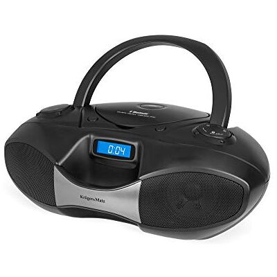 Krüger&Matz Kruger&Matz Boombox mit FM, CD, SD, USB, BT Krüger&Matz Kruger&Matz Boombox mit FM, CD, SD, USB, BT