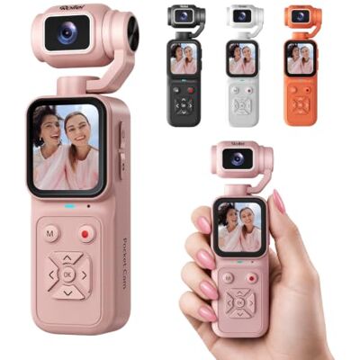 Rollei Pocket Cam Pink Vlog Kamera 48MP 1080P Tragbare Vlogging Camera POV Kamera mit 4x Digitalzoom Tragbare Handheld Pocket Camera für Selfie mit 180° kippbarer Kamerakopf & 1,69" HD-Display Rollei Pocket Cam Pink Vlog Kamera 48MP 1080P Tragbare Vlogging Camera POV Kamera mit 4x Digitalzoom Tragbare Handheld Pocket Camera für Selfie mit 180° kippbarer Kamerakopf & 1,69" HD-Display