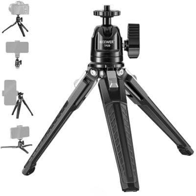 NEEWER Mini Metall Tischstativ mit 360° Kugelkopf, TP29 Unterstützt vertikale Aufnahmen und Griff, Tragbar Reisestativ. 1/4" Schraube für Kamera Handy Action Cam, Max. Last 3 kg NEEWER Mini Metall Tischstativ mit 360° Kugelkopf, TP29 Unterstützt vertikale Aufnahmen und Griff, Tragbar Reisestativ. 1/4" Schraube für Kamera Handy Action Cam, Max. Last 3 kg