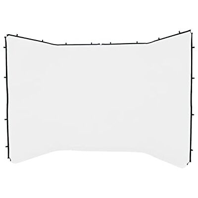 Manfrotto LL LB7625 Panorama-Hintergrund – 4 m, schwarz Manfrotto LL LB7625 Panorama-Hintergrund – 4 m, schwarz