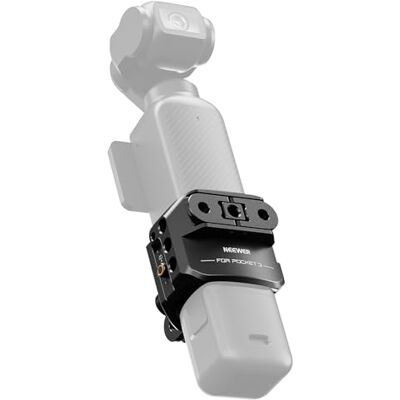 NEEWER Pocket 3 Käfig, Aluminiumlegierung Gimbal Kamera Video Aufnahme Rig mit eingebautem Action Kamera Zubehör Adapter 1/4" Gewinde kompatibel mit DJI Osmo Pocket 3, keine Montage erforderlich,AC009 NEEWER Pocket 3 Käfig, Aluminiumlegierung Gimbal Kamera Video Aufnahme Rig mit eingebautem Action Kamera Zubehör Adapter 1/4" Gewinde kompatibel mit DJI Osmo Pocket 3, keine Montage erforderlich,AC009
