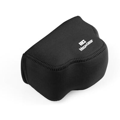 MegaGear Neoprene Kameratasche für Sony Alpha a6700 (16-50mm)- Stilvolle und Schützende Digitale Fotografie-Tasche (Schwarz) MegaGear Neoprene Kameratasche für Sony Alpha a6700 (16-50mm)- Stilvolle und Schützende Digitale Fotografie-Tasche (Schwarz)
