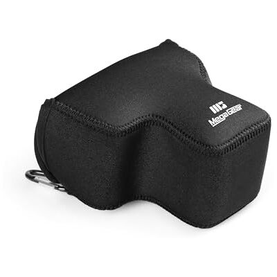 MegaGear Neoprene Kameratasche für Fujifilm X-S20 (18-55mm) Stilvolle und Schützende Digitale Fotografie-Tasche (Schwarz) MegaGear Neoprene Kameratasche für Fujifilm X-S20 (18-55mm) Stilvolle und Schützende Digitale Fotografie-Tasche (Schwarz)