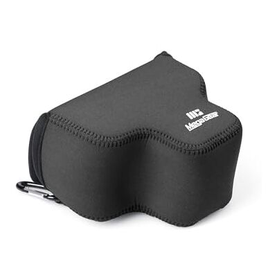 MegaGear Neoprene Kameratasche für Sony Alpha a7C II (28-60mm)- Stilvolle und Schützende Digitale Fotografie-Tasche (Schwarz) MegaGear Neoprene Kameratasche für Sony Alpha a7C II (28-60mm)- Stilvolle und Schützende Digitale Fotografie-Tasche (Schwarz)