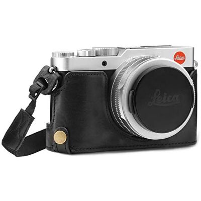 MegaGear MG1603 Leica D-Lux 7 Ever Ready Echtleder Kamera-Halbtasche mit Trageriemen Schwarz MegaGear MG1603 Leica D-Lux 7 Ever Ready Echtleder Kamera-Halbtasche mit Trageriemen Schwarz