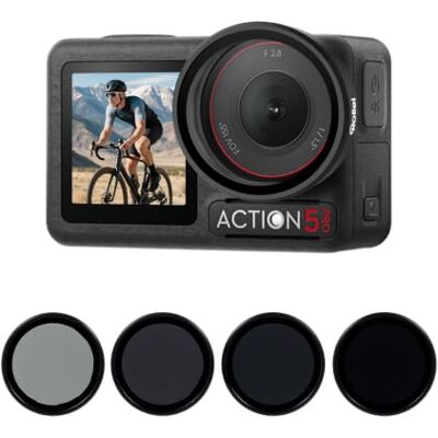 Rollei Rollei ND Filtersets für DJI Osmo Action 5 PRO/Action 4/3 ND8+ND16+ND32+CPL Rollei Rollei ND Filtersets für DJI Osmo Action 5 PRO/Action 4/3 ND8+ND16+ND32+CPL