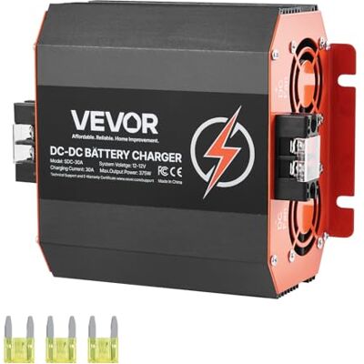 VEVOR 12 V 30 A DC/DC-Batterieladegerät, 375 W, Ladegerät für Blei-Säure-, Lithium-, AGM-, GEL- & Nassbatterien, intelligentes mehrstufiges Laden, für Wohnmobile, Nutzfahrzeuge, Boote, Yachten VEVOR 12 V 30 A DC/DC-Batterieladegerät, 375 W, Ladegerät für Blei-Säure-, Lithium-, AGM-, GEL- & Nassbatterien, intelligentes mehrstufiges Laden, für Wohnmobile, Nutzfahrzeuge, Boote, Yachten