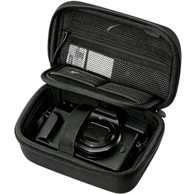 Generic CCD-Kamera-Aufbewahrungstaschen for Canon G7X, Sony ZV-1F, Fuji X100VI, Ricoh GR Schutz-Tasche, Zweischicht, Leicht, Robust, Schwarz/Pink Generic CCD-Kamera-Aufbewahrungstaschen for Canon G7X, Sony ZV-1F, Fuji X100VI, Ricoh GR Schutz-Tasche, Zweischicht, Leicht, Robust, Schwarz/Pink