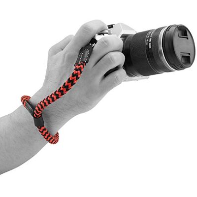 MegaGear Handschlaufe für SLR, DSLR-Kamera, Baumwolle, rot, MG1781 MegaGear Handschlaufe für SLR, DSLR-Kamera, Baumwolle, rot, MG1781