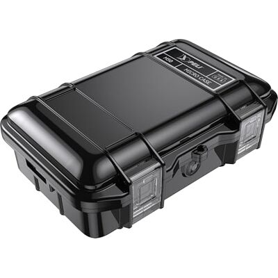 PELI M50 Micro CASE Hochwertiger Schutz für wertvolle Ausrüstung und kompakte Werkzeuge; Wasser-, Staub- und bruchfest; Volumen 1 Liter; Farbe: SCHWARZ PELI M50 Micro CASE Hochwertiger Schutz für wertvolle Ausrüstung und kompakte Werkzeuge; Wasser-, Staub- und bruchfest; Volumen 1 Liter; Farbe: SCHWARZ