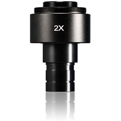 Bresser Mikroskop SLR-Kameraadapter 2X T2 23,2 mm zur Aufnahme Einer Spiegelreflex oder Systemkamera am Mikroskop, 5942080 Bresser Mikroskop SLR-Kameraadapter 2X T2 23,2 mm zur Aufnahme Einer Spiegelreflex oder Systemkamera am Mikroskop, 5942080