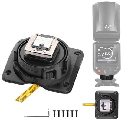 NEEWER Hot Shoe Ersatzteil, für Z2-S/ Z2Pro-S/Z2II-S Blitzgerät mit rundem Kopf, kompatibel mit Sony Kamera, Speedlite Blitzschuh Adapter Reparaturteil mit verbesserter Metallkontakt Schnittstelle NEEWER Hot Shoe Ersatzteil, für Z2-S/ Z2Pro-S/Z2II-S Blitzgerät mit rundem Kopf, kompatibel mit Sony Kamera, Speedlite Blitzschuh Adapter Reparaturteil mit verbesserter Metallkontakt Schnittstelle