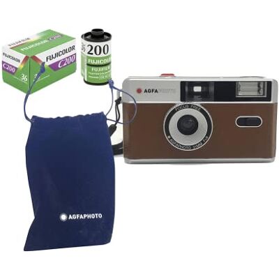 Agfaphoto AG603002SA - Kompakte Filmkamera-Set - 35mm Agfaphoto AG603002SA - Kompakte Filmkamera-Set - 35mm