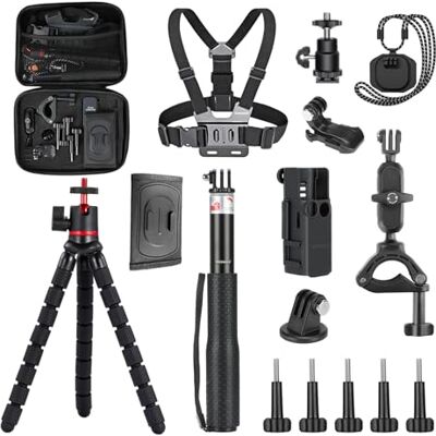 NEEWER Basics 16 In 1 Zubehörset kompatibel mit DJI OSMO Pocket 3, Mini Stativ Selfie Stick Brustgurt Magnetische Halsbefestigung Verlängerung Adapter Bergsteigen Radfahren Dual Cam Vlog, GP-52 NEEWER Basics 16 In 1 Zubehörset kompatibel mit DJI OSMO Pocket 3, Mini Stativ Selfie Stick Brustgurt Magnetische Halsbefestigung Verlängerung Adapter Bergsteigen Radfahren Dual Cam Vlog, GP-52