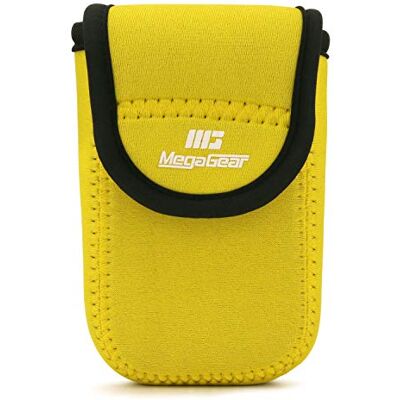 MegaGear Canon Powershot SX620 HS, IXUS 180, IXUS 185, IXUS 360 HS, IXUS 190 is, IXUS 170 is, SX610 HS Ultra Light Neopren Camera Case Gelb/Schwarz MegaGear Canon Powershot SX620 HS, IXUS 180, IXUS 185, IXUS 360 HS, IXUS 190 is, IXUS 170 is, SX610 HS Ultra Light Neopren Camera Case Gelb/Schwarz