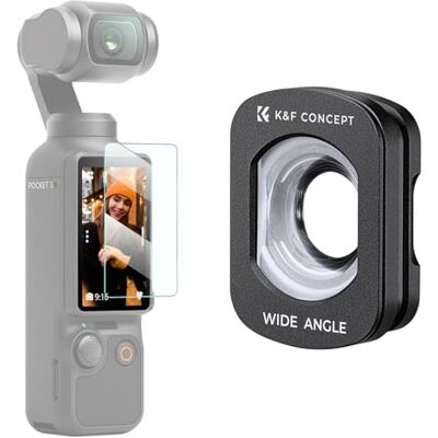 K&F CONCEPT Weitwinkelobjektivfilter kompatibel mit DJI Osmo Pocket 4/3 magnetisches Filter, Osmo Pocket 3 Zubehör, Osmo Pocket 4 Zubehör, FD161 K&F CONCEPT Weitwinkelobjektivfilter kompatibel mit DJI Osmo Pocket 4/3 magnetisches Filter, Osmo Pocket 3 Zubehör, Osmo Pocket 4 Zubehör, FD161