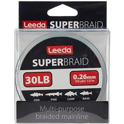 LEEDA Super Braid 137 m, andere, 30 lb LEEDA Super Braid 137 m, andere, 30 lb