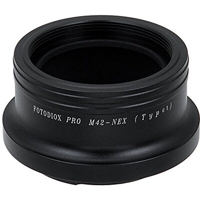 Fotodiox Pro Lens Mount Adapter Compatible with M42 Type 2 Lenses on Sony E-Mount Cameras Fotodiox Pro Lens Mount Adapter Compatible with M42 Type 2 Lenses on Sony E-Mount Cameras