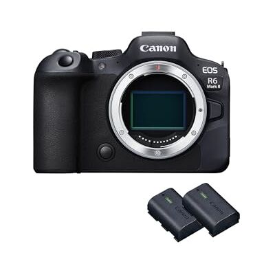 Canon EOS R6 Mark II Systemkamera – Spiegellose Vollformat Kamera, Hybridkamera mit intelligentem Autofokus, 4K, WiFi, Bluetooth Canon EOS R6 Mark II Systemkamera – Spiegellose Vollformat Kamera, Hybridkamera mit intelligentem Autofokus, 4K, WiFi, Bluetooth