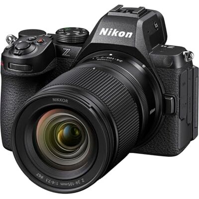 Nikon Z5II Kit Z 24-105 mm f/4-7.1 (Vollformat, 24.5MP, Sensor-Shift-Bildstabilisator (5 Achsen), Motiverkennung, 3D Tracking, kostenloser Cloudservice) Nikon Z5II Kit Z 24-105 mm f/4-7.1 (Vollformat, 24.5MP, Sensor-Shift-Bildstabilisator (5 Achsen), Motiverkennung, 3D Tracking, kostenloser Cloudservice)