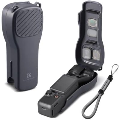 K&F CONCEPT PT61 Schutzhülle kompatibel mit DJI Osmo Pocket 4 mit Filteraufbewahrung, Hartschale mit weichem Innenfutter, leicht zu öffnen/schließen, Schwarz K&F CONCEPT PT61 Schutzhülle kompatibel mit DJI Osmo Pocket 4 mit Filteraufbewahrung, Hartschale mit weichem Innenfutter, leicht zu öffnen/schließen, Schwarz