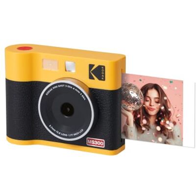 Kodak Mini Shot 3 ERA 4PASS 2-in-1 Sofortbildkamera und Fotodrucker (7,6x7,6cm) Sofortbildkamera + 8 Blatts, Gelb Kodak Mini Shot 3 ERA 4PASS 2-in-1 Sofortbildkamera und Fotodrucker (7,6x7,6cm) Sofortbildkamera + 8 Blatts, Gelb