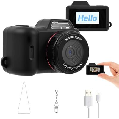 BAODBF Mini Kamera Schlüsselanhänger,1080P FHD Keychain Camera,Mini Digitalkamera Retro Kamera mit 0,96 Zoll Farbbildschirm,Minikamera Geschenk für Kinder Teenager Anfänger(schwarz) BAODBF Mini Kamera Schlüsselanhänger,1080P FHD Keychain Camera,Mini Digitalkamera Retro Kamera mit 0,96 Zoll Farbbildschirm,Minikamera Geschenk für Kinder Teenager Anfänger(schwarz)