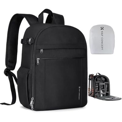 K&F CONCEPT Kamerarucksack Fotorucksack Kompakt & Leicht mit Regenschutz K&F CONCEPT Kamerarucksack Fotorucksack Kompakt & Leicht mit Regenschutz