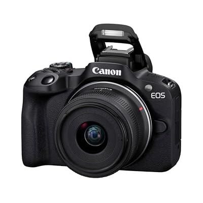 Canon EOS R50 Systemkamera + RF-S 18-45mm is STM Objektiv Spiegellose Kamera (Digitalkamera mit Autofokus + Motiverkennung für Personen Augen Tiere Fahrzeuge, 4k Video, 15 Bilder pro Sek.) schwarz Canon EOS R50 Systemkamera + RF-S 18-45mm is STM Objektiv Spiegellose Kamera (Digitalkamera mit Autofokus + Motiverkennung für Personen Augen Tiere Fahrzeuge, 4k Video, 15 Bilder pro Sek.) schwarz
