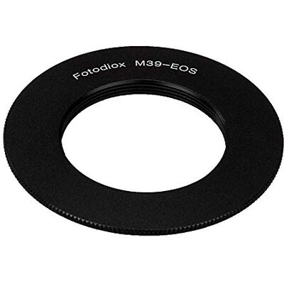 Fotodiox Lens Mount Adapter Compatible with M39/L39 (x1mm Pitch) Screw Mount SLR Lens on Canon EOS (EF, EF-S) Mount D/SLR Camera Body with Gen10 Focus Confirmation Chip Fotodiox Lens Mount Adapter Compatible with M39/L39 (x1mm Pitch) Screw Mount SLR Lens on Canon EOS (EF, EF-S) Mount D/SLR Camera Body with Gen10 Focus Confirmation Chip