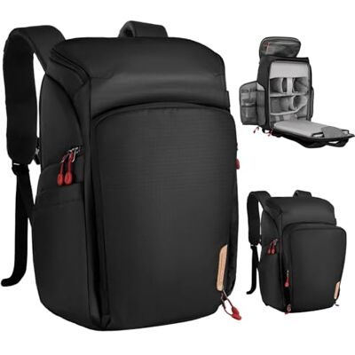 K&F CONCEPT Kamerarucksack, Fotorucksack für Fotografen, Kamerarucksack mit 15.6 Zoll-Laptopfach, kompatibel für Canon/Nikon/Sony/DJI Mavic Drone (Alpha Rucksack 25L) K&F CONCEPT Kamerarucksack, Fotorucksack für Fotografen, Kamerarucksack mit 15.6 Zoll-Laptopfach, kompatibel für Canon/Nikon/Sony/DJI Mavic Drone (Alpha Rucksack 25L)