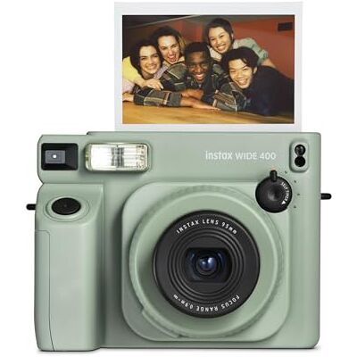 INSTAX FUJIFILM Wide 400™ Sofortbildkamera Analoge Instantkamera für große Sofortbilder mit Selbstauslöser & Selfie-Funktion – Retro-Design, ideal für Partys, Reisen & Erinnerungen Green INSTAX FUJIFILM Wide 400™ Sofortbildkamera Analoge Instantkamera für große Sofortbilder mit Selbstauslöser & Selfie-Funktion – Retro-Design, ideal für Partys, Reisen & Erinnerungen Green