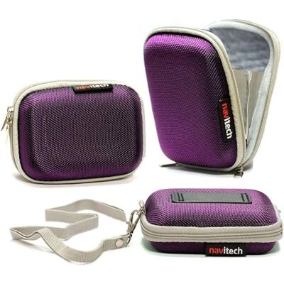 Navitech Lila Kamera Tasche Kompatibel mit dem Panasonic Lumix DMC-FT30 Tough Compact Camera Navitech Lila Kamera Tasche Kompatibel mit dem Panasonic Lumix DMC-FT30 Tough Compact Camera
