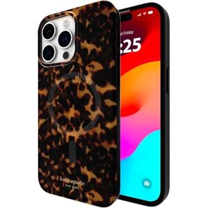 kate spade new york Hülle für iPhone 15 Pro Max, Kompatibel mit Mag Safe Transparent Tortoise kate spade new york Hülle für iPhone 15 Pro Max, Kompatibel mit Mag Safe Transparent Tortoise