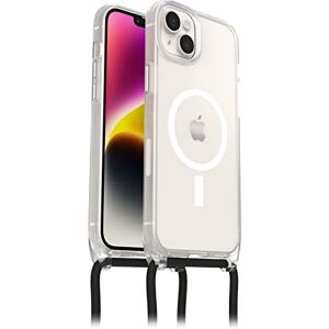 OtterBox React Necklace Hülle mit MagSafe für iPhone 14 Plus, ultraschlanke, schützende Hülle mit Verstellbarer und Abnehmbarer Handykette, Getestet nach Militärstandard, Transparent OtterBox React Necklace Hülle mit MagSafe für iPhone 14 Plus, ultraschlanke, schützende Hülle mit Verstellbarer und Abnehmbarer Handykette, Getestet nach Militärstandard, Transparent