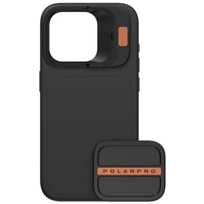 PolarPro LiteChaser iPhone 15 Pro Case inkl. Defender Schwarz Neu Stärkeres MagSafe Handy Fotografie/Videografie Stromlinienförmig PolarPro LiteChaser iPhone 15 Pro Case inkl. Defender Schwarz Neu Stärkeres MagSafe Handy Fotografie/Videografie Stromlinienförmig