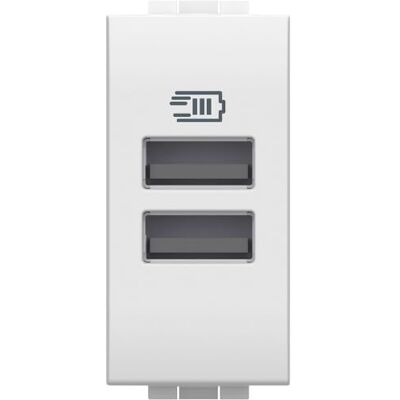 Bticino N4191aa Doppel-USB-Ladegerät - Livinglight Bticino N4191aa Doppel-USB-Ladegerät - Livinglight