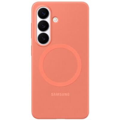 Samsung Silicone Magnet Smartphone Case EF-ES942, Hülle für das Galaxy S26, Handy-Hülle mit Magnetring zur Anbringung von Zubehör, Silikon, Schutz Case, stoßfest, dünn und griffig, Coralred Samsung Silicone Magnet Smartphone Case EF-ES942, Hülle für das Galaxy S26, Handy-Hülle mit Magnetring zur Anbringung von Zubehör, Silikon, Schutz Case, stoßfest, dünn und griffig, Coralred