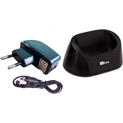 TTfone Ersatz-Dockingstation mit Ladegerät (TT950) TTfone Ersatz-Dockingstation mit Ladegerät (TT950)