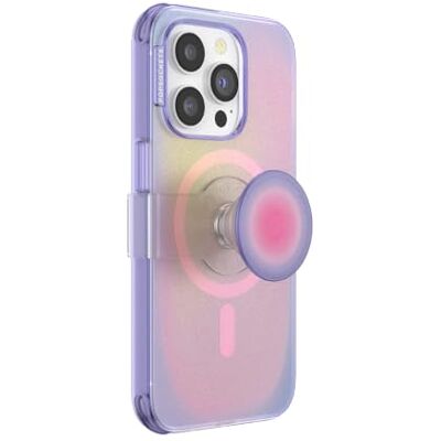 PopSockets iPhone 14 Pro Hülle mit Handygriff und Slide kompatibel mit MagSafe, Handyhülle für iPhone 14 Pro, kabellos aufladbar Aura PopSockets iPhone 14 Pro Hülle mit Handygriff und Slide kompatibel mit MagSafe, Handyhülle für iPhone 14 Pro, kabellos aufladbar Aura