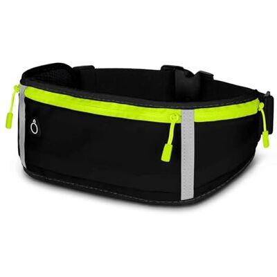 ONEFLOW Active Pro Laufgürtel für Telekom T Phone Lauftasche mit 3 Fächern, Atmungsaktiv, Sport Handytasche zum Joggen, Handy Bauchtasche Wasserdicht, Running Belt, Schwarz ONEFLOW Active Pro Laufgürtel für Telekom T Phone Lauftasche mit 3 Fächern, Atmungsaktiv, Sport Handytasche zum Joggen, Handy Bauchtasche Wasserdicht, Running Belt, Schwarz