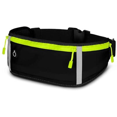 ONEFLOW Active Pro Laufgürtel für Motorola Moto G86 Power 5G Lauftasche mit 3 Fächern, Atmungsaktiv, Sport Handytasche zum Joggen, Handy Bauchtasche Wasserdicht, Running Belt, Schwarz ONEFLOW Active Pro Laufgürtel für Motorola Moto G86 Power 5G Lauftasche mit 3 Fächern, Atmungsaktiv, Sport Handytasche zum Joggen, Handy Bauchtasche Wasserdicht, Running Belt, Schwarz