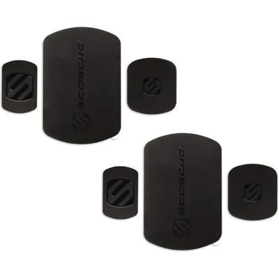 Scosche MRK2PK-UB MagicMount Phone Ersatzplatten-Kit für magnetische Auto-Telefonhalterung mit extra starkem Halt, universell mit Allen Geräten, schwarz, 2 Stück Scosche MRK2PK-UB MagicMount Phone Ersatzplatten-Kit für magnetische Auto-Telefonhalterung mit extra starkem Halt, universell mit Allen Geräten, schwarz, 2 Stück