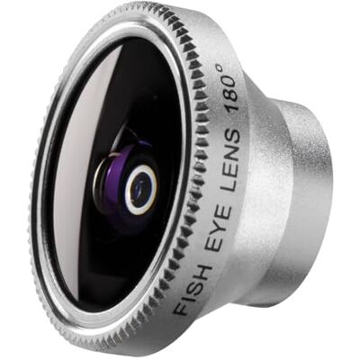 Mantona 18662 Fish-Eye Objektiv (geeignet für Apple iPhone/Samsung Smartphone/Notebook) Mantona 18662 Fish-Eye Objektiv (geeignet für Apple iPhone/Samsung Smartphone/Notebook)